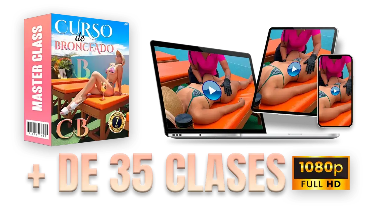clases curso bronceado hotmart negocio inversión mujer dinero