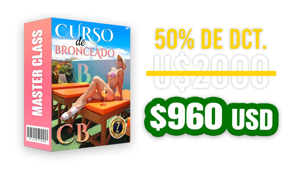 oferta curso bronceado clases negocio