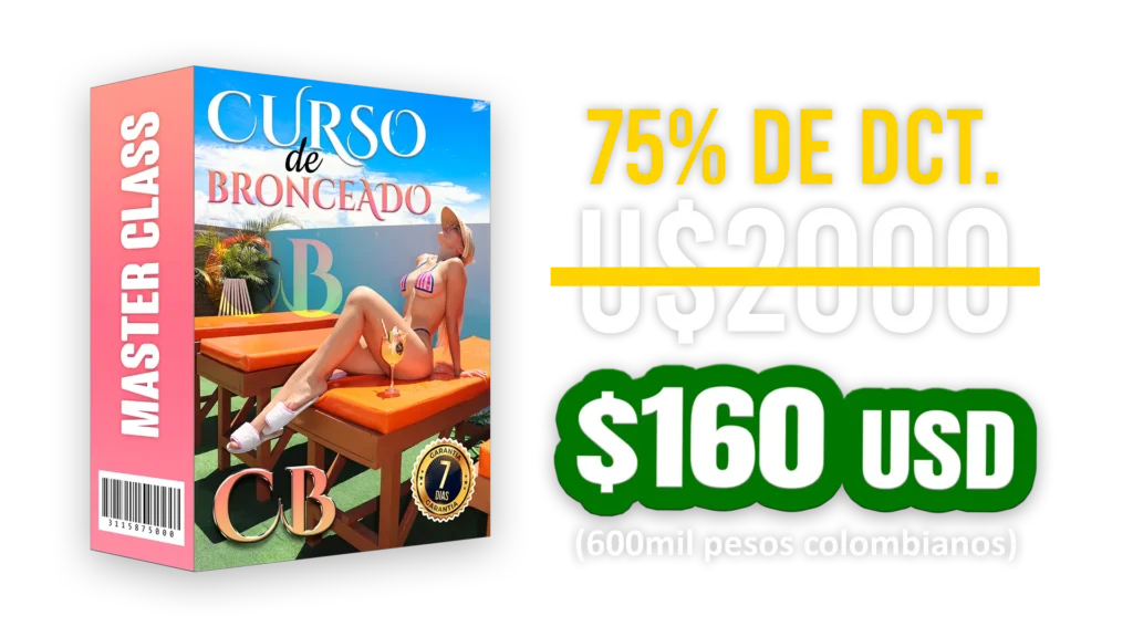 oferta curso bronceado clases negocio
