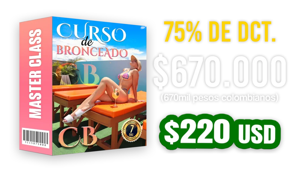 oferta curso bronceado clases negocio
